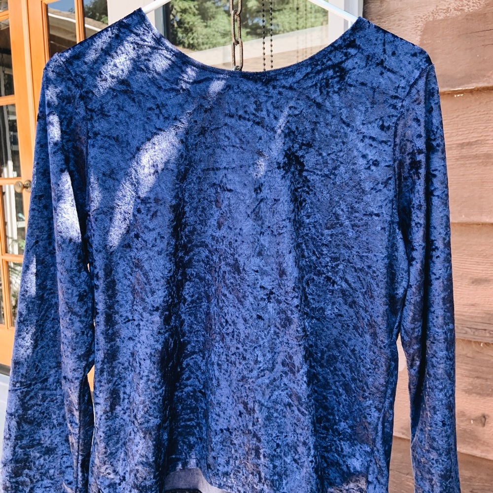 Vintage velvet top